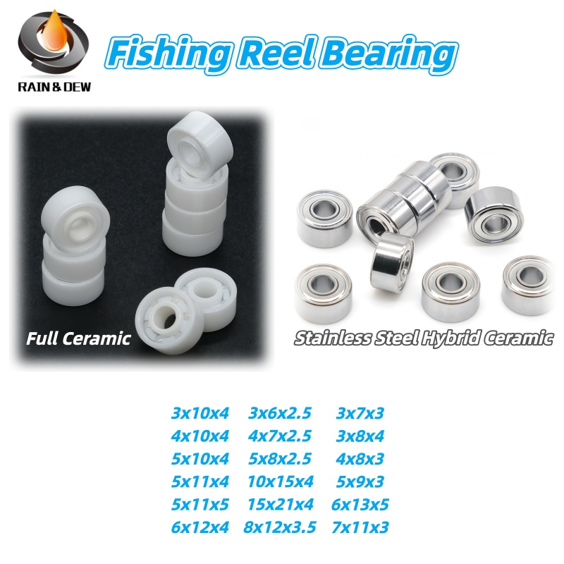 Baitcasting Reel - Полностью керамические гибридные керамические подшипники (1/5/10P)